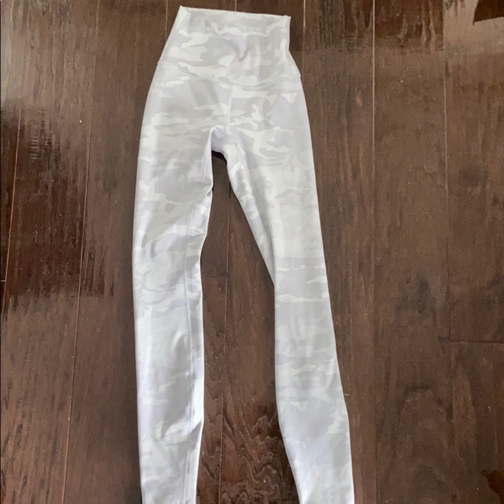 White camo lululemon leggings